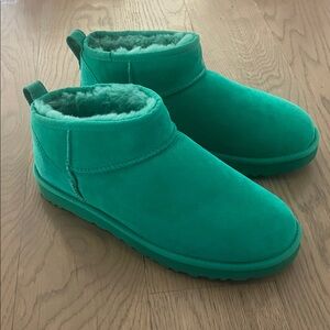 Emerald Green UGG Classic Ultra Mini Boot